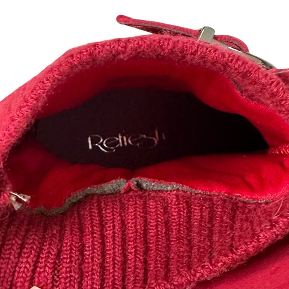 Refresh Maroon Ankle Boots for Women Size 7 - Picture 10 of 11